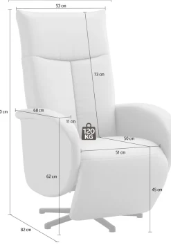sit&more TV-Sessel »Juma, inkl. Drehfunktion & Kopfteilverstellung« Höhe Armlehne 62 cm, wahlweise mit Aufstehhilfe, 2 Motoren und Akku