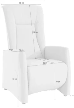 sit&more TV-Sessel »Melissa« wahlweise elektrisch oder manuell verstellbar, optional Aufstehhilfe