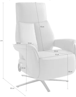 sit&more TV-Sessel »TV Lazy« zur Auswahl mit Herz-Waage-Position