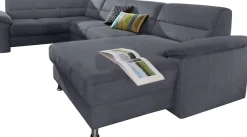 sit&more Wohnlandschaft »Ascara U-Form, B:312cm, klassisches Design, Taschenfederkernpolsterung« inklusive Boxspring/Federkern-Polsterung, wahlweise mit Schlaffunktion