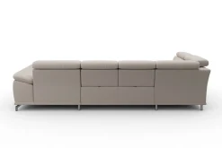 sit&more Wohnlandschaft »Cabrio U-Form, B: 359 cm, mit Sitztiefen-, Arm- & Kopfteilverstellung« 3 Nierenkissen, Federkern, optional Schlaffunktion und Stauraum