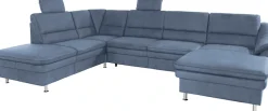 sit&more Wohnlandschaft »Cardoso U-Form« mit Federkern und Kopfstützen, mit Schlaffunktion und Relaxfunktion