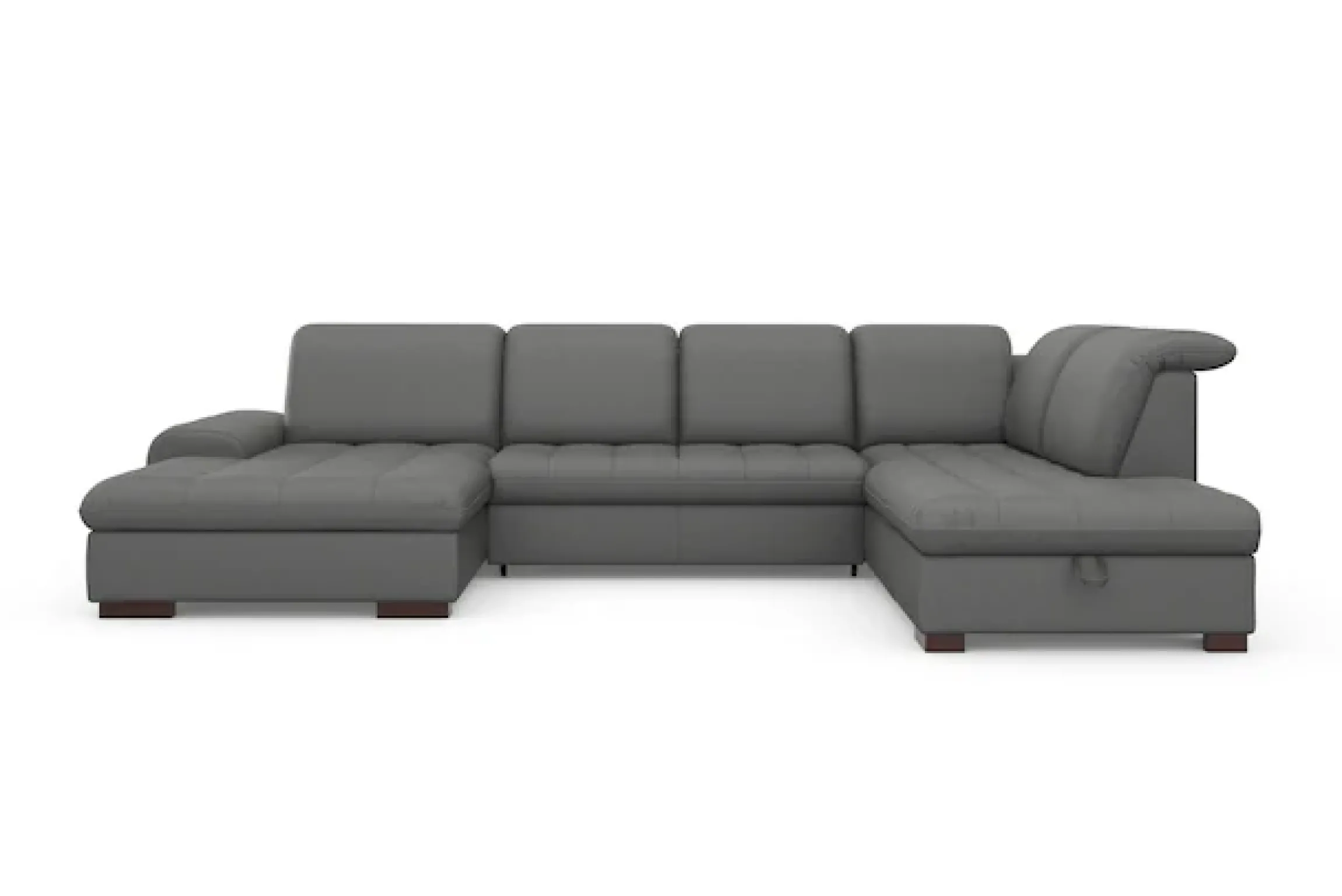 sit&more Wohnlandschaft »Luxor U-Form« wahlweise mit Schlaffunktion, Bettkasten und Kopfteilverstellung