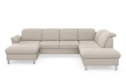 sit&more Wohnlandschaft »Maggiore U-Form« wahlweise mit Kopfteilverstellung, Schlaffunktion und Stauraum