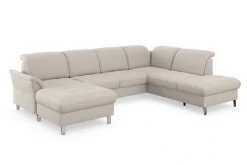 sit&more Wohnlandschaft »Maggiore U-Form« wahlweise mit Kopfteilverstellung, Schlaffunktion und Stauraum