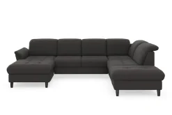 sit&more Wohnlandschaft »Maggiore U-Form« wahlweise mit Kopfteilverstellung, Schlaffunktion und Stauraum