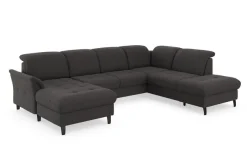 sit&more Wohnlandschaft »Maggiore U-Form« wahlweise mit Kopfteilverstellung, Schlaffunktion und Stauraum