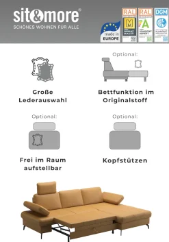 sit&more Wohnlandschaft »Morris Jubi, Breite 300 cm« mit Armteilfunktion, optional mit Schlaffunktion