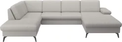 sit&more Wohnlandschaft »Morris Jubi U-Form, B: 300 cm« mit Armteilfunktion & 1 Zierkissen, optional Schlaffunktion