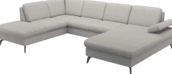 sit&more Wohnlandschaft »Morris Jubi U-Form, B: 300 cm« mit Armteilfunktion & 1 Zierkissen, optional Schlaffunktion