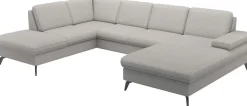 sit&more Wohnlandschaft »Morris Jubi U-Form, B: 300 cm« mit Armteilfunktion & 1 Zierkissen, optional Schlaffunktion