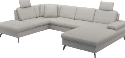 sit&more Wohnlandschaft »Morris Jubi U-Form, B: 300 cm« mit Armteilfunktion & 1 Zierkissen, optional Schlaffunktion