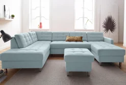sit&more Wohnlandschaft »Picasso U-Form« wahlweise mit Schlaffunktion und Bettkasten
