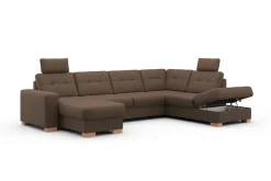 sit&more Wohnlandschaft »Quincy U-Form« wahlweise mit Schlaffunktion und Bettkasten