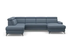 sit&more Wohnlandschaft »Scarlett U-Form« inklusive Kopfteilverstellung, optional Schlaffunktion & Bettkasten