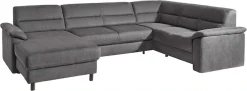sit&more Wohnlandschaft »Top Ascara U-Form« inklusive Boxspring/Federkern-Polsterung, wahlweise mit Schlaffunktion
