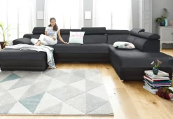 sit&more Wohnlandschaft »Xenia U-Form« wahlweise mit Schlaffunktion