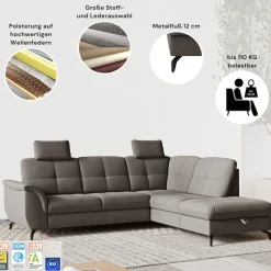 sit&more Wohnlandschaft »Zora« wahlweise mit Schlaffunktion und Bettkasten