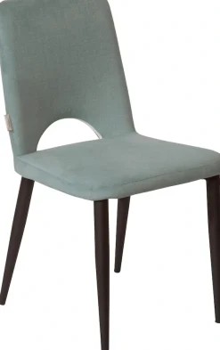 SIT Polsterstuhl »T-VELVET CHAIR 2er-Set Celadon mit Stoffbezug & Stahlgestell« (Set) 2 Stk.Komfortpolsterung an Sitz und Rücken für entspanntes Sitzen