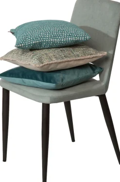 SIT Polsterstuhl »T-VELVET CHAIR 2er-Set Celadon mit Stoffbezug & Stahlgestell« (Set) 2 Stk.Komfortpolsterung an Sitz und Rücken für entspanntes Sitzen