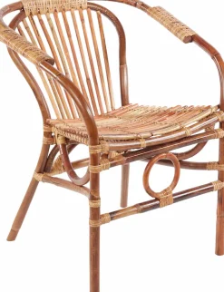 SIT Rattanstuhl »aus Natur-Rattan im Boho-Stil« () Gefertigt aus ungeschältem Rattan