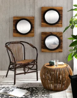 SIT Rattanstuhl »aus Natur-Rattan im Boho-Stil« () Gefertigt aus ungeschältem Rattan