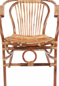 SIT Rattanstuhl »aus Natur-Rattan im Boho-Stil« () Gefertigt aus ungeschältem Rattan