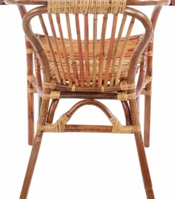 SIT Rattanstuhl »aus Natur-Rattan im Boho-Stil« () Gefertigt aus ungeschältem Rattan