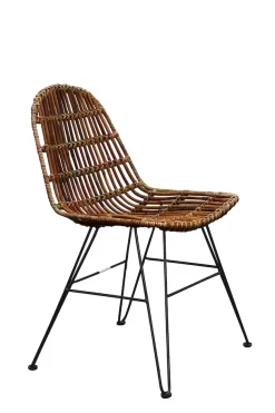 SIT Rattanstuhl »Elche aus Natur-Rattan mit Fischgräten-Optik« () Fischgräten-Optik im Rückenbereich für markantes Rattan-Design