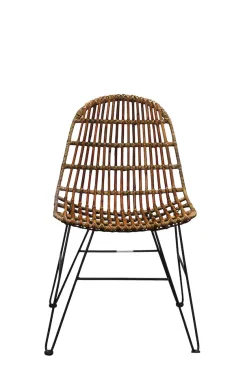 SIT Rattanstuhl »Elche aus Natur-Rattan mit Fischgräten-Optik« () Fischgräten-Optik im Rückenbereich für markantes Rattan-Design