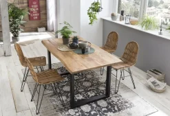SIT Rattanstuhl »Elche aus Natur-Rattan mit Fischgräten-Optik« () Fischgräten-Optik im Rückenbereich für markantes Rattan-Design