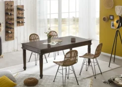 SIT Rattanstuhl »Elche aus Natur-Rattan mit Fischgräten-Optik« () Fischgräten-Optik im Rückenbereich für markantes Rattan-Design