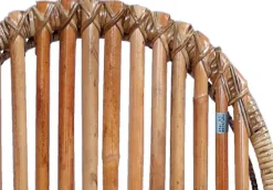 SIT Rattanstuhl »2er-Set T-Rattan Chair Natur Rattan Metall Schwarz« (Set) 2 Stk.2er Set Rattanstühle mit Metallgestell im modernen Naturdesign