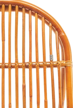 SIT Schaukelstuhl »Kampala aus naturbelassenem Rattan mit Metallmanschette« () Rattan-Schaukelstuhl mit natürlicher Optik