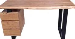SIT Schreibtisch »Schreibtisch Massivholz‑Tischplatte aus Akazie« mit massiver Baumkante