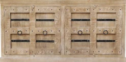 SIT Sideboard »Casablanca aus Mangoholz mit Schnitzereien & 4 Türen« Aufwendige Schnitzfront