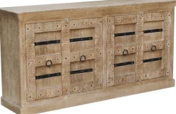 SIT Sideboard »Casablanca aus Mangoholz mit Schnitzereien & 4 Türen« Aufwendige Schnitzfront