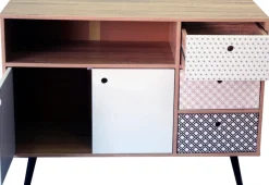SIT Sideboard »Kommode MAILBOX – Scandi-Shabby Chic Anrichte mit 3 Schubladen« Scandi-Shabby Chic Sideboard mit 3 Schubladen & 2 Türen