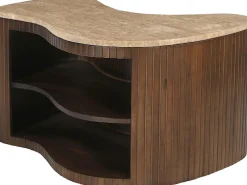 SIT TV-Board »Dallas aus Mango massiv mit Lamellenfront & 2 offenen Fächern« 1 Stk. tlg. 2-in-1 als TV-Board oder Couchtisch mit Lamellenfront