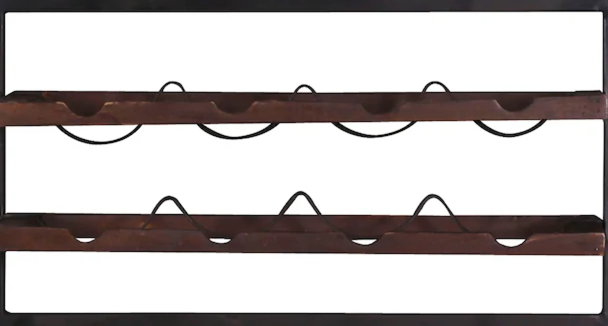 SIT Wandregal »Oxford Weinregal aus Altholz für 8 Flaschen Industrial Look« Platzsparende Flaschenaufbewahrung im Vintage-Look