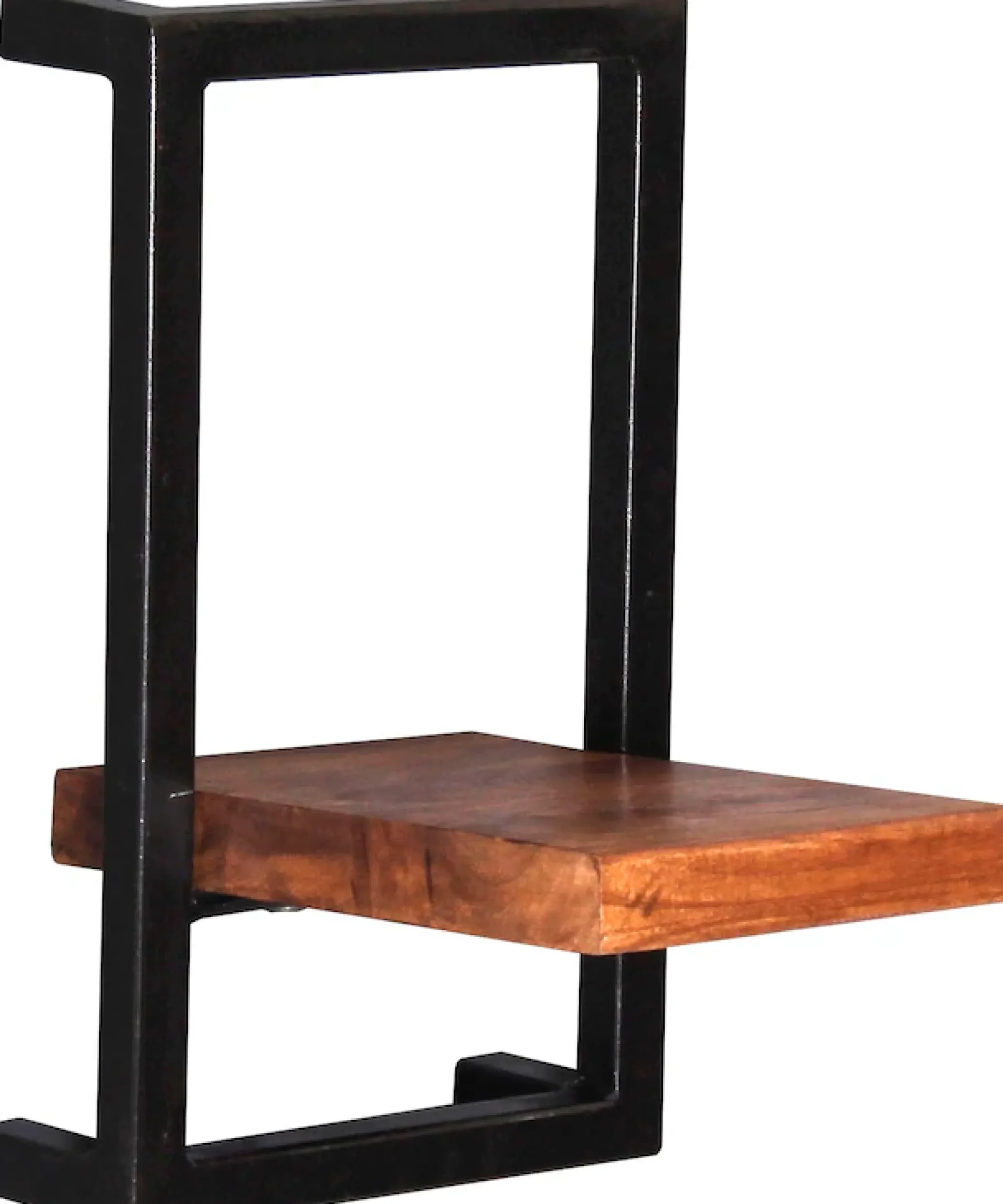 SIT Wandregal »Regal PANAMA – Industrial Regal aus Mango‑Holz & Altmetall« Wandregal aus Mango‑Holz & Altmetall für vielseitigen Stauraum