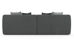 s.Oliver Big-Sofa »COBBO 3-Sitzer Design-Sofa Bubble-Optik, Maße B/T/H: 259/126/104 cm« mit vielen Kissen, moderne Steppung und hoher Sitzkomfort
