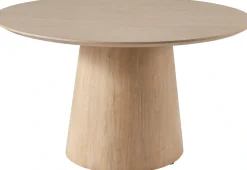 s.Oliver Couchtisch »Hemmon« 1 Stk. tlg. mit massivem Eschenfuß, edler Echtholzplatte, Durchmesser 80 cm
