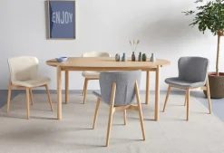 s.Oliver Esstisch »Illija« in ovaler Form, gefertigt aus Eschenholz und MDF mit Furnier