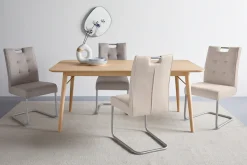 s.Oliver Freischwinger »Ciella« (Set) 2 Stk.mit hochwertiger 3D-Steppung und Taschenfederkern, Edelstahlgestell