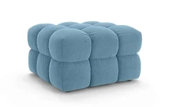 s.Oliver Polsterhocker »COBBO Sitzhocker Bubble-Optik, Maße B/T/H: 80/80/48 cm« passend zum Sofa, moderne Steppung und hoher Sitzkomfort