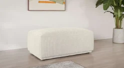 s.Oliver Polsterhocker »EMMERIK Sitzhocker mit Wellenfederung, Maße B/T/H: 124,5/70,5/48 cm« hoher Sitzkomfort, gemütlich und modern, passend zur Serie Emmerik