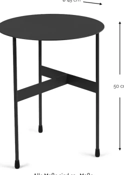 Spinder Design Beistelltisch »MIRA HIGH« Beistelltisch aus Stahl