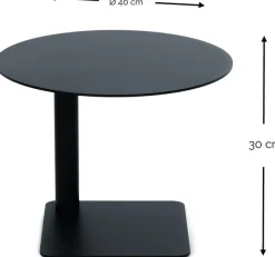 Spinder Design Beistelltisch »SUNNY 30« Beistelltisch aus Stahl