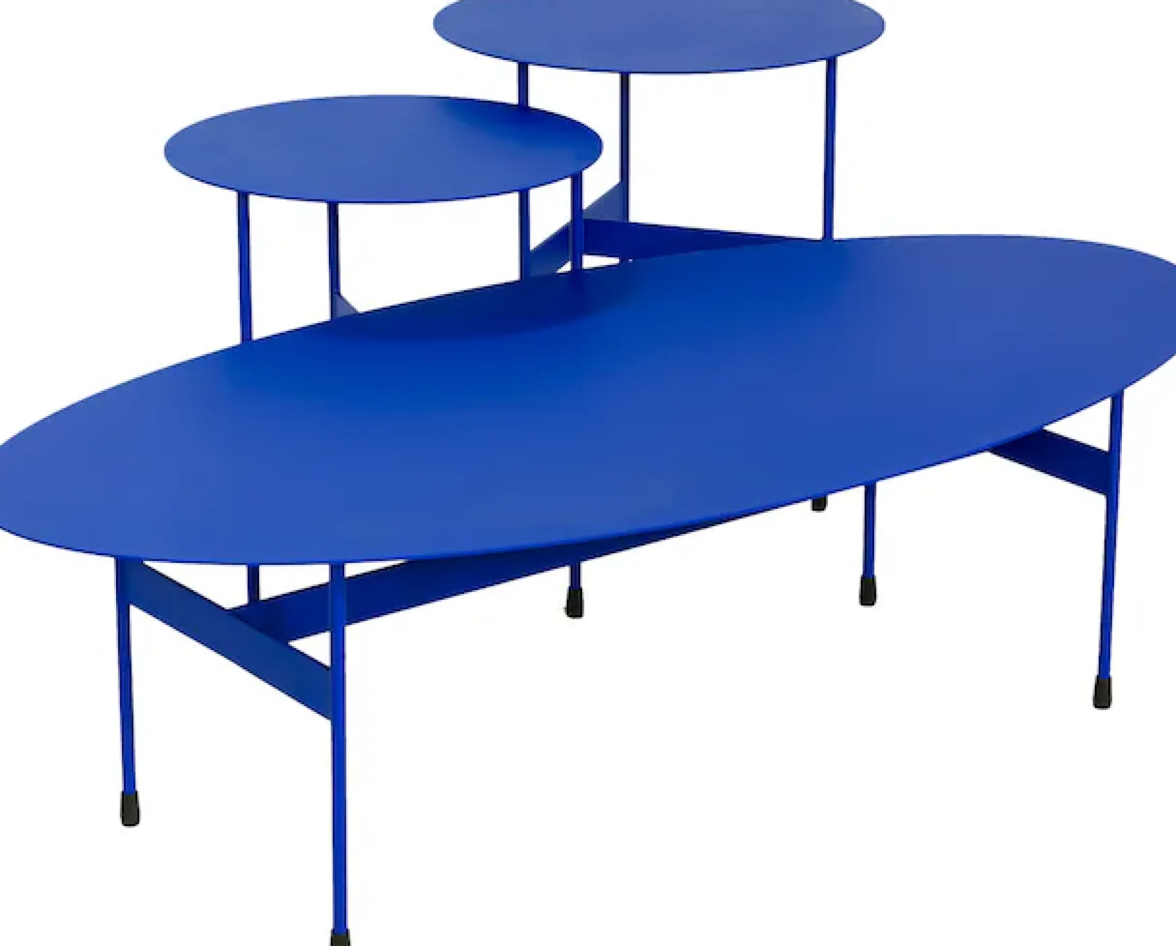 Spinder Design Couchtisch »MIRA OVAL« Couchtisch aus Stahl